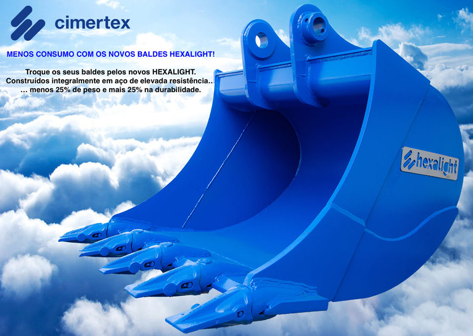 Menos consumo com os novos baldes Hexalight