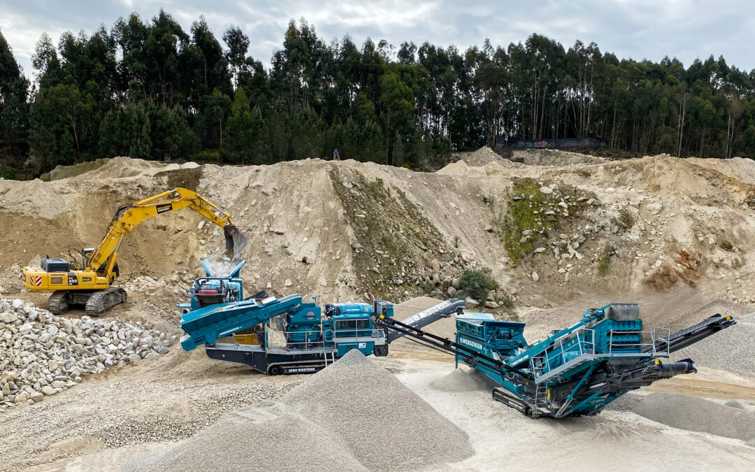 Conjunto de Britagem Powerscreen