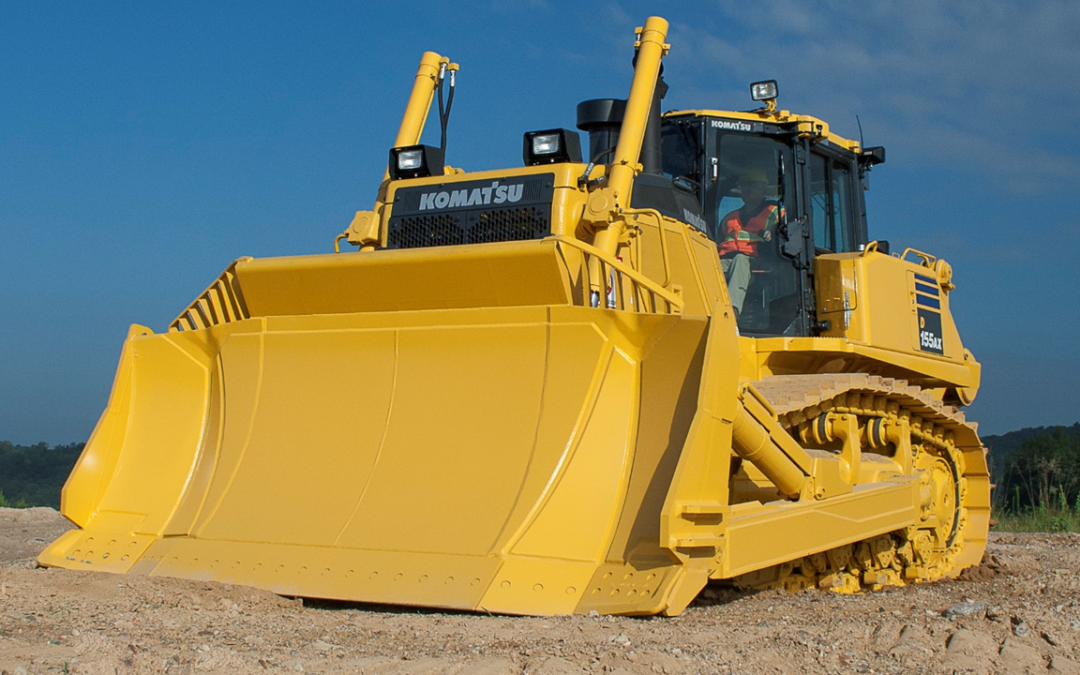 Bulldozer Komatsu D155AX-8 com Lâmina Sigmadozer