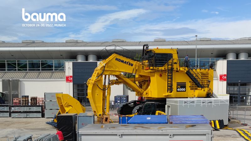Komatsu – Contagem Decrescente Para a BAUMA