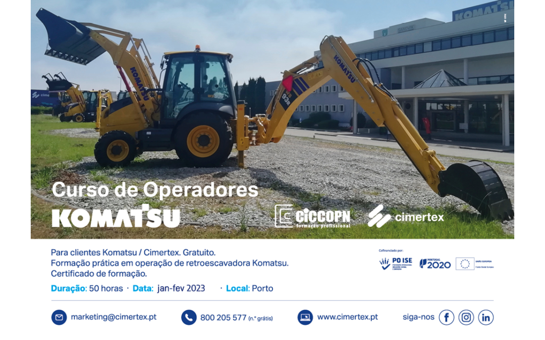 Curso de Operadores Komatsu – Retroescavadora
